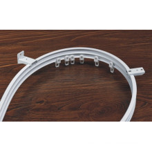 project ,hotel ,bay window curtain rail /plastic bendable curtain track